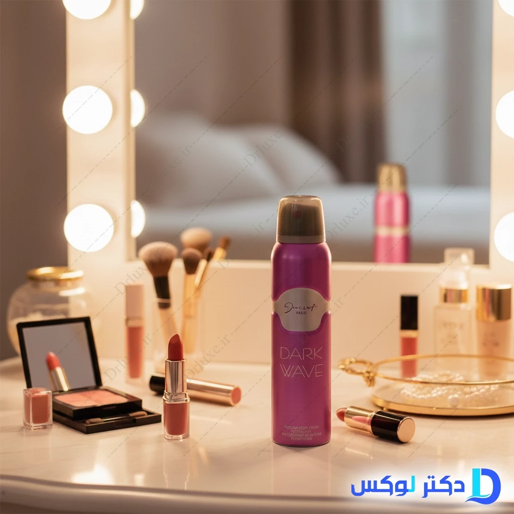 اسپری خوشبو کننده بدن ژک ساف پاریس بانوان مدل دارک ویو